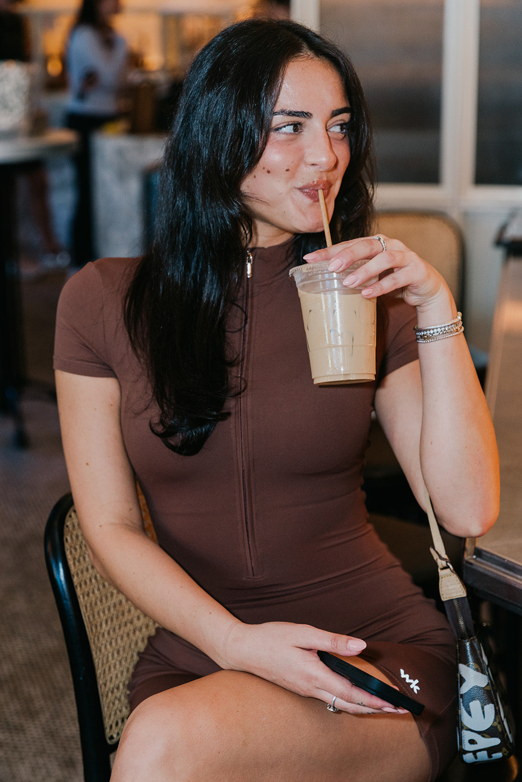 Trim Sculpt Zip Onesie